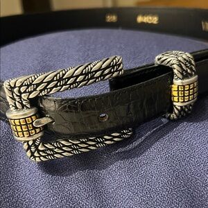 Vicenza authentic calfskin belt